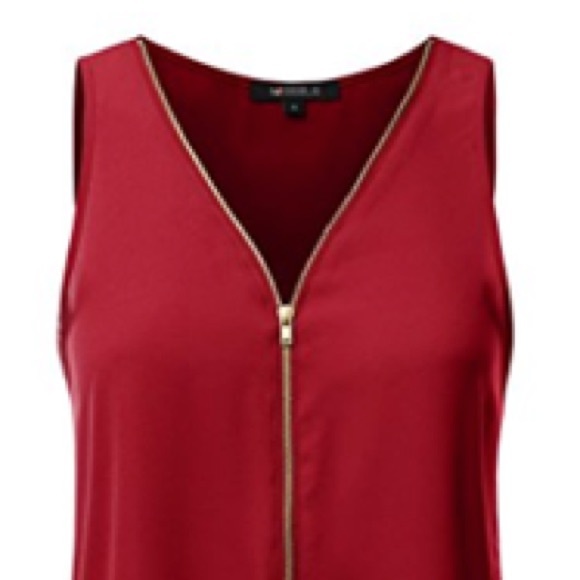 🛍 Zip Up Blouse. - Picture 4 of 4